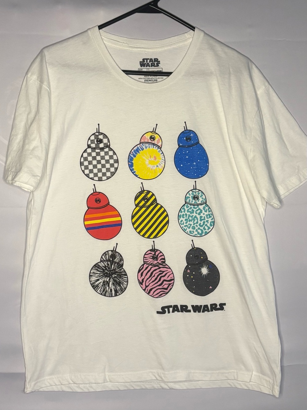 Star Wars BB8 Never Worn Pop Art Tee
